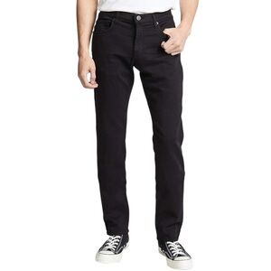 J Brand Kane Straight Fit Jean Mens 31 x 28 in French Terry Keckley Black